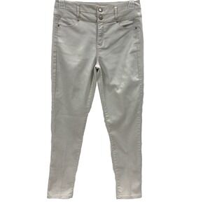 Sapphire Ink Khaki Straight Leg Pants | High Rise Stretch | Size 11